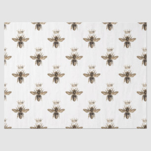 Papel de seda Diseño 6 de la serie Abeja Rosa Roja
