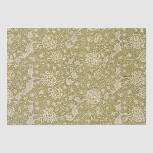 Papel De Seda Diseño #6 de William Morris (Anverso)