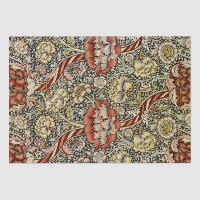Papel De Seda Diseño #9 de William Morris (Anverso)