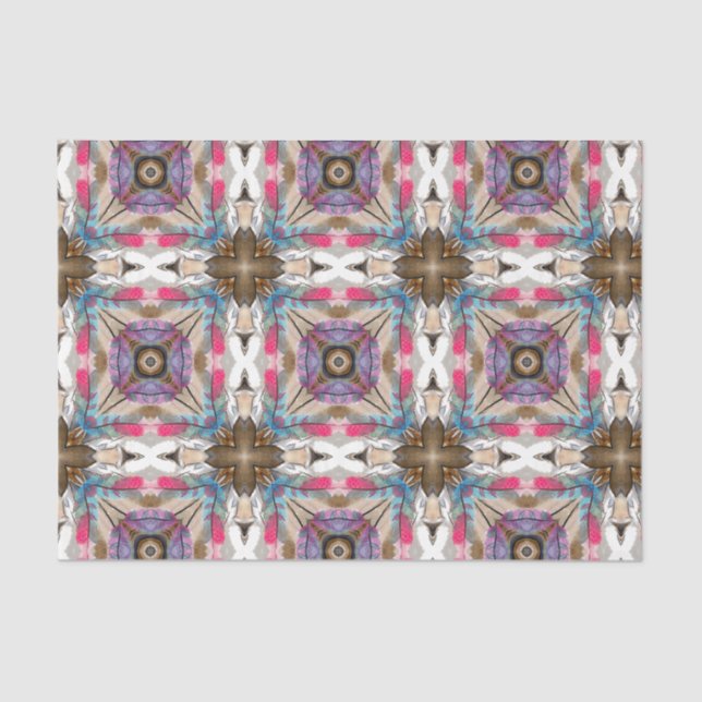 Papel De Seda Diseño abstracto de las acuarelas más australes (Anverso)