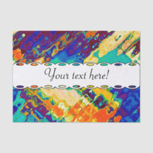 Papel De Seda Diseño abstracto de textura retro