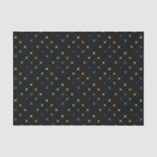 Papel De Seda Diseño artístico de las estrellas geométricas del 