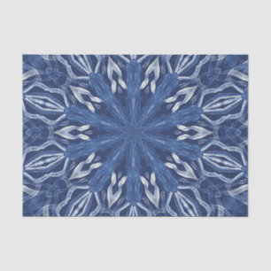 Papel De Seda Diseño azul del hielo