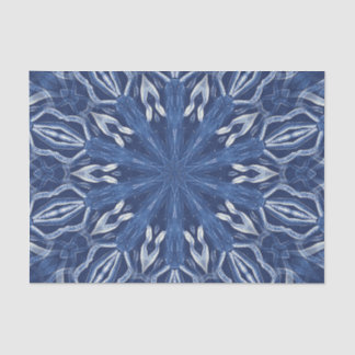 Papel De Seda Diseño azul del hielo