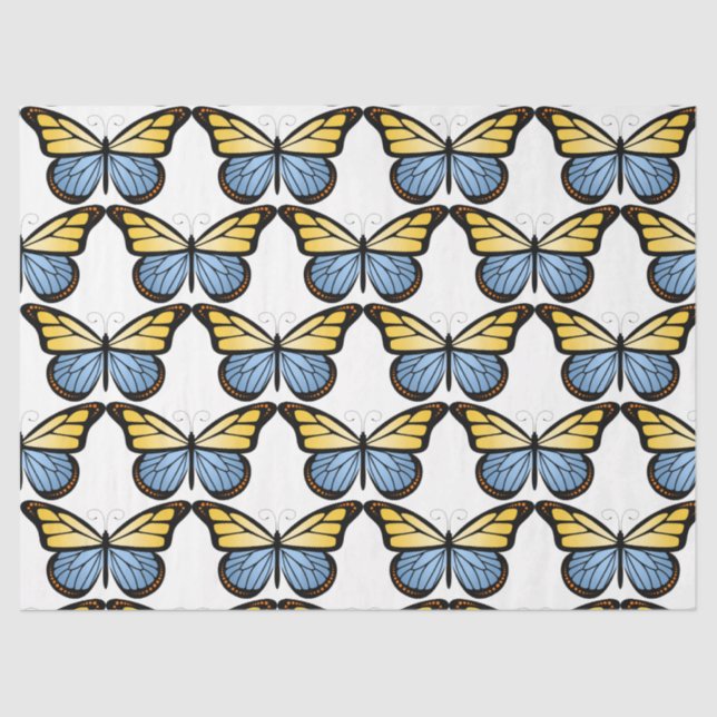 Papel De Seda Diseño Butterflies Series 5 (Anverso)