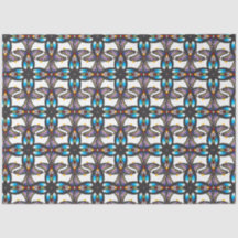 Diseño circular de vidrio manchado