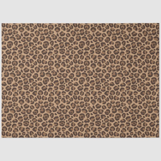 Papel De Seda Diseño Clásico de la Serie Leopard 12 (Anverso)