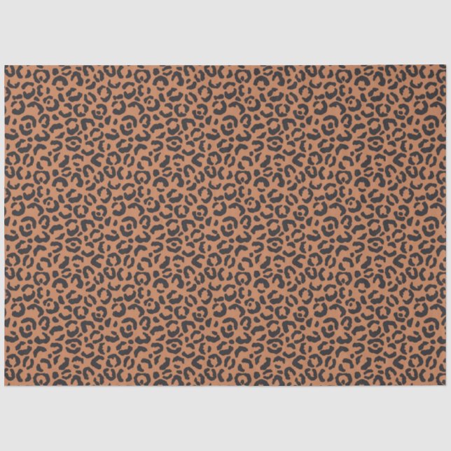 Papel De Seda Diseño Clásico de la Serie Leopard 13 (Anverso)