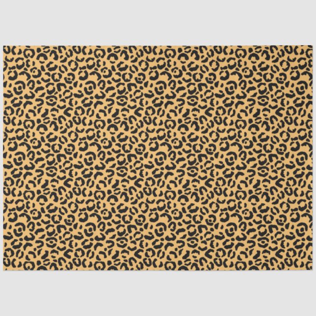 Papel De Seda Diseño Clásico de la Serie Leopard 14 (Anverso)