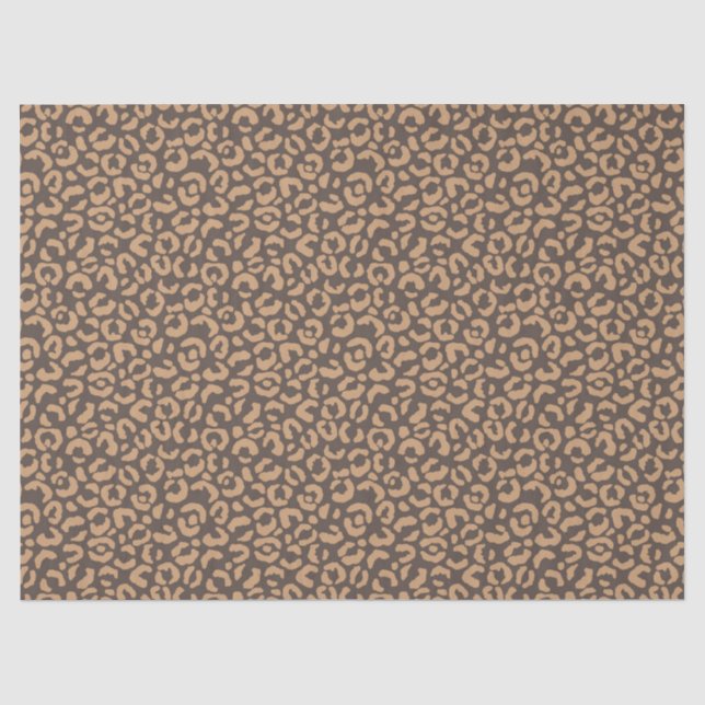 Papel De Seda Diseño Clásico de la Serie Leopard 3 (Anverso)