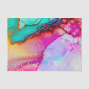 Papel De Seda Diseño de acuarela de mármol abstracto moderno
