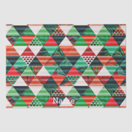 Papel De Seda Diseño de árbol de Navidad lleno de colores feliz 