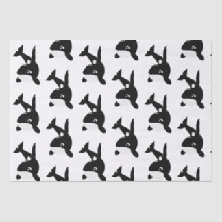 Papel De Seda Diseño de ballenas asesinas
