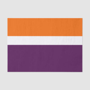 Papel De Seda Diseño de bloque de color blanco morado naranja