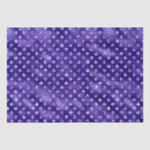 Papel De Seda Diseño de brillo destellante Galaxia Glam Púrpura