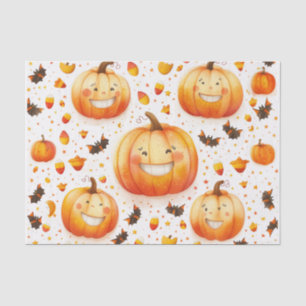 Papel De Seda Diseño de calabaza de calabaza de Halloween