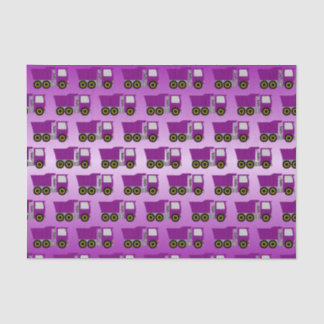 Papel De Seda Diseño de camiones morados
