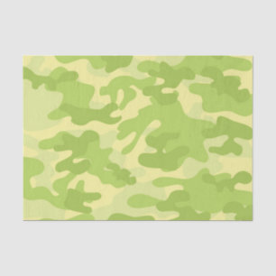 Papel De Seda Diseño de Camo Verde