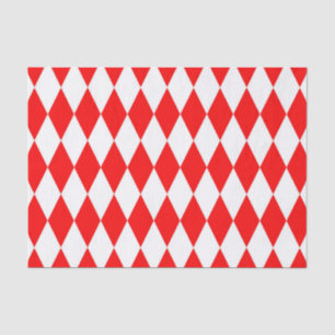 Papel De Seda Diseño de comprobadores de diamantes de Harlequin
