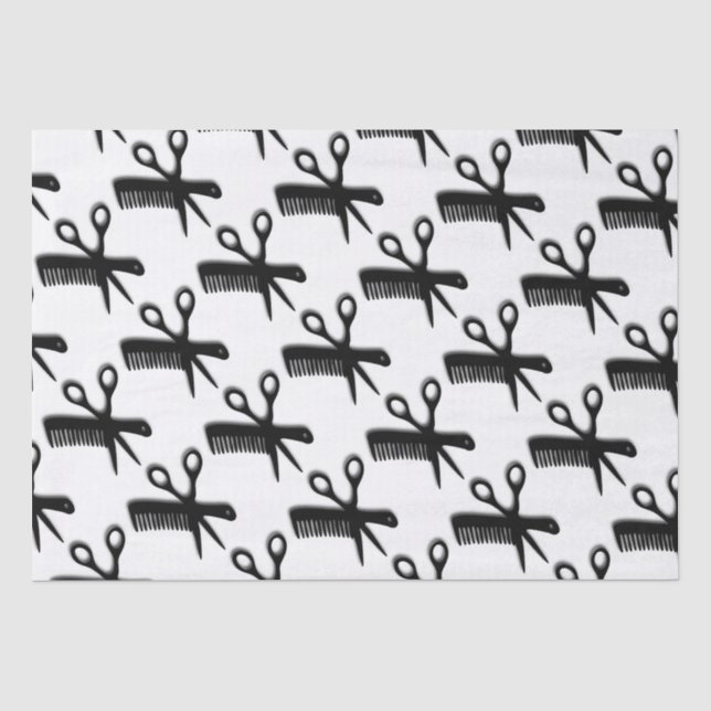 Papel De Seda Diseño de compuestos y tijeras (Anverso)