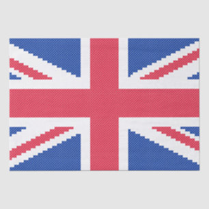Papel De Seda Diseño de cosido cruzado original Jack Union