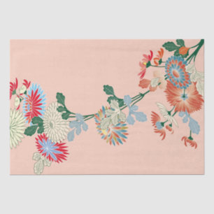 Papel De Seda Diseño de crisantemo japonés
