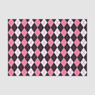 Papel De Seda Diseño de diamantes de arenoso blanco rosado