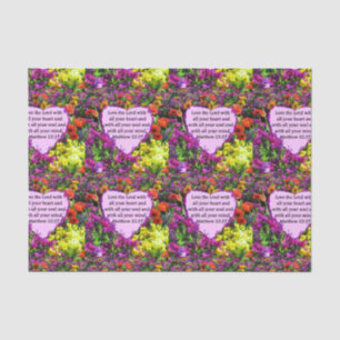 PAPEL DE SEDA DISEÑO DE FOTOS 22:37 DE PURPLE FLORAL MATTHEW