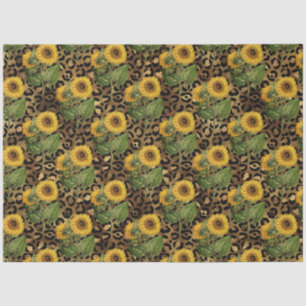 Papel De Seda Diseño de girasol dorado 13