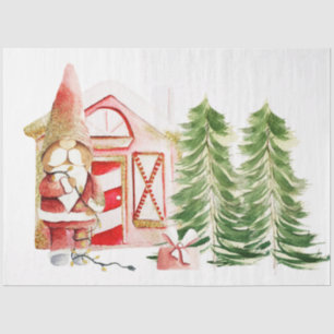Papel De Seda Diseño de gnomo de NAVIDAD 2