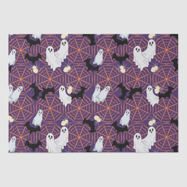Papel De Seda Diseño de Halloween (Anverso)