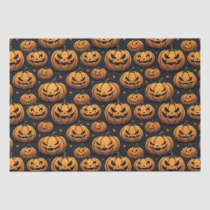 Papel De Seda Diseño de Halloween Jack-o’-Lantern