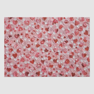 Papel De Seda Diseño de Impresión de Corazón de Petróleo de Arte