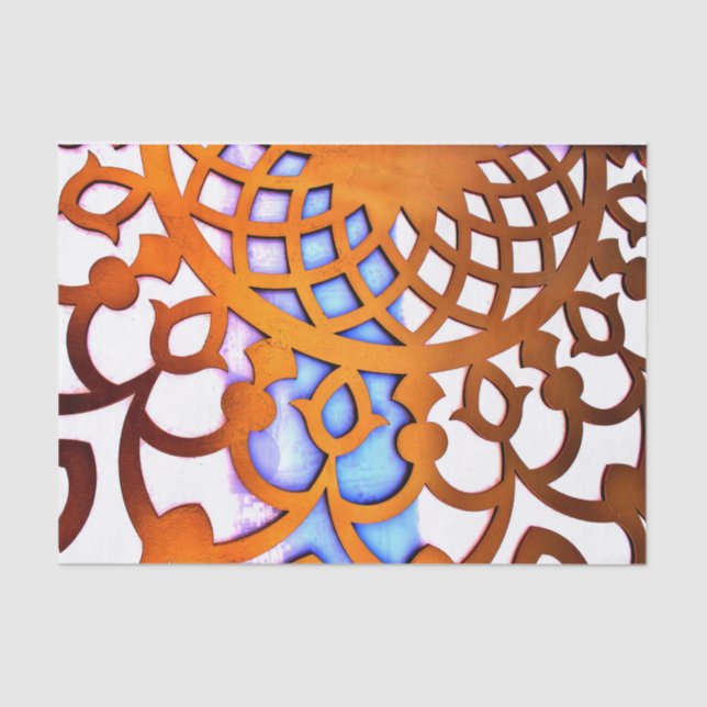 Papel De Seda Diseño de la Puerta Árabe (Anverso)