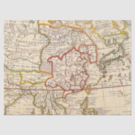 Papel De Seda Diseño de la serie 1 del mapa antiguo