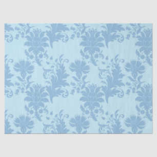 Papel De Seda Diseño de la serie Abejas Azul y Dorado #2