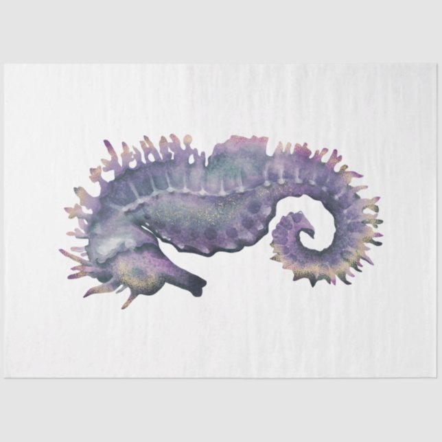 Papel De Seda Diseño de la serie acuática subacuática 17 (Anverso)