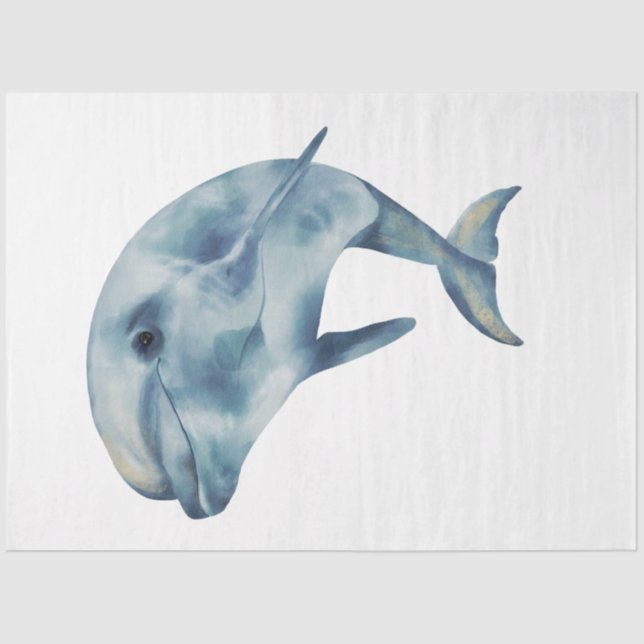 Papel De Seda Diseño de la serie acuática subacuática 25 (Anverso)