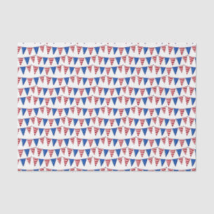 Papel De Seda Diseño de la serie América Rojo Blanco y Azul 2