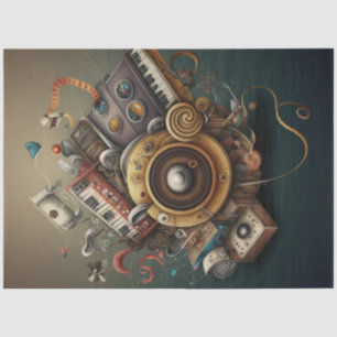 Papel De Seda Diseño de la serie Anatomía de la Música 1