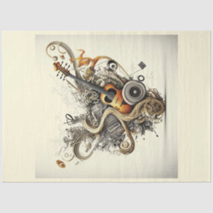 Papel De Seda Diseño de la serie Anatomía de la Música 2