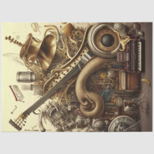 Papel De Seda Diseño de la serie Anatomía de la Música 3
