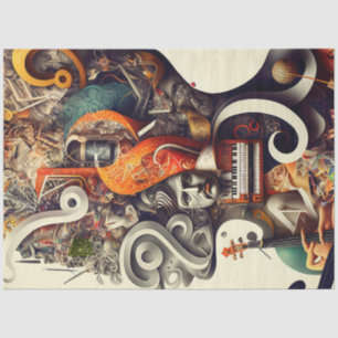 Papel De Seda Diseño de la serie Anatomía de la Música 4
