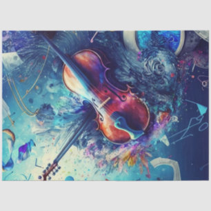 Papel De Seda Diseño de la serie Anatomía de la Música 6
