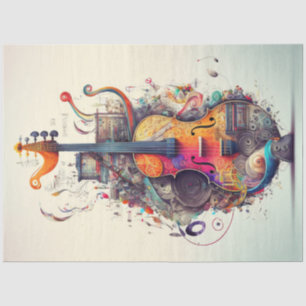 Papel De Seda Diseño de la serie Anatomía de la Música 7