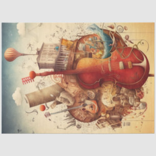 Papel De Seda Diseño de la serie Anatomía de la Música 9