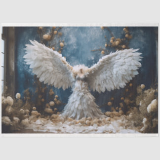 Papel De Seda Diseño de la serie Ángel Blanco 6