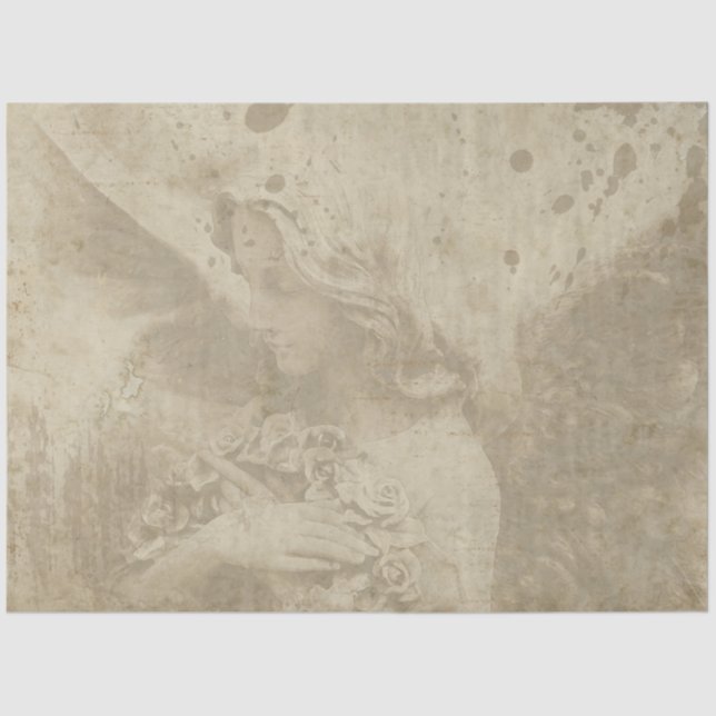 Papel De Seda Diseño de la serie Ángel Gótico 2 (Anverso)