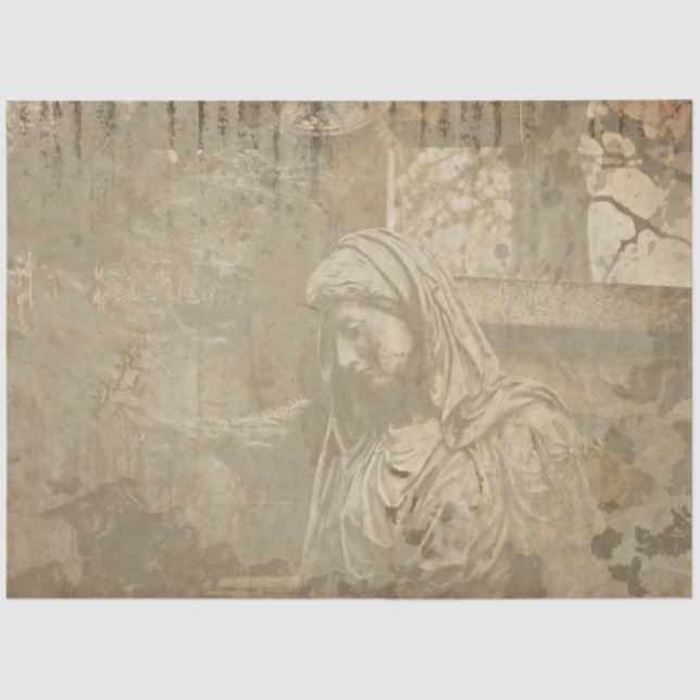 Papel De Seda Diseño de la serie Ángel Gótico 5 (Anverso)