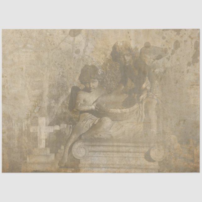 Papel De Seda Diseño de la serie Angel Gótico 6 (Anverso)